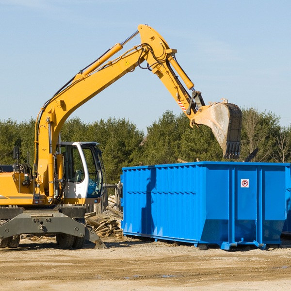 can i choose the location where the residential dumpster will be placed in Caledonia MS